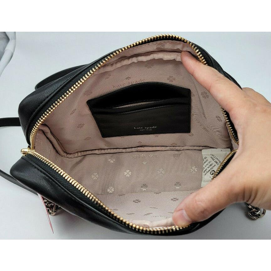 Kate Spade Amelia Medium Camera Crossbody Bag Black Leather - Kate Spade  bag - 098687330145 | Fash Brands