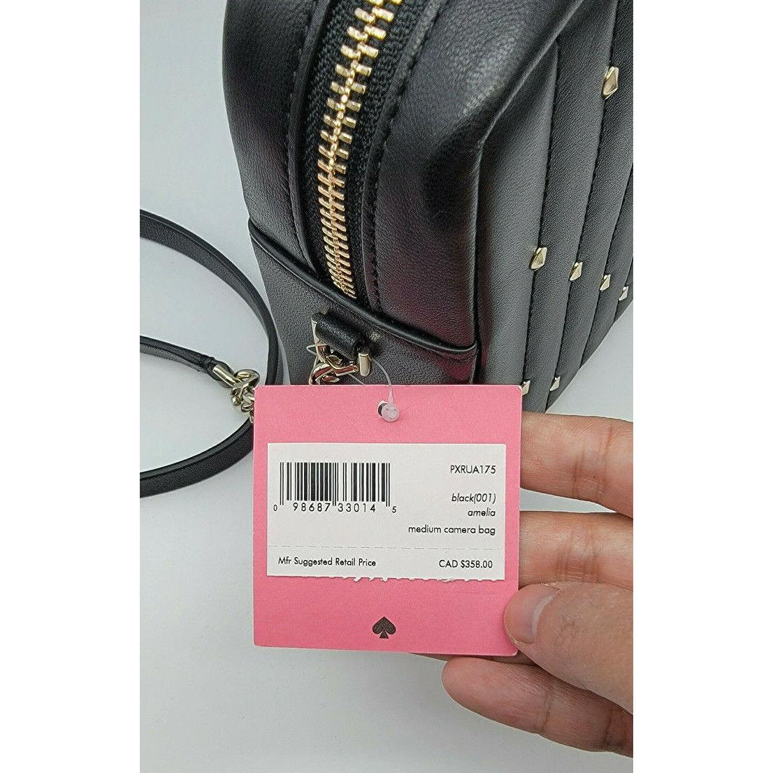 Kate Spade Amelia Medium Camera Crossbody Bag Black Leather - Kate Spade  bag - 098687330145 | Fash Brands