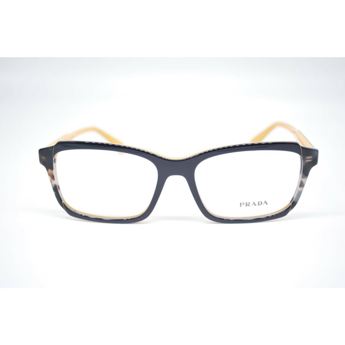 Prada eyeglasses VPR - BLACK AND ORANGE Frame 1