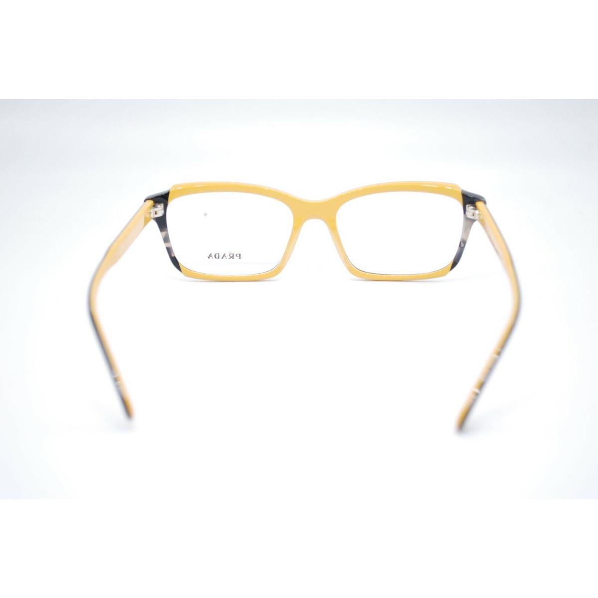 Prada eyeglasses VPR - BLACK AND ORANGE Frame 3