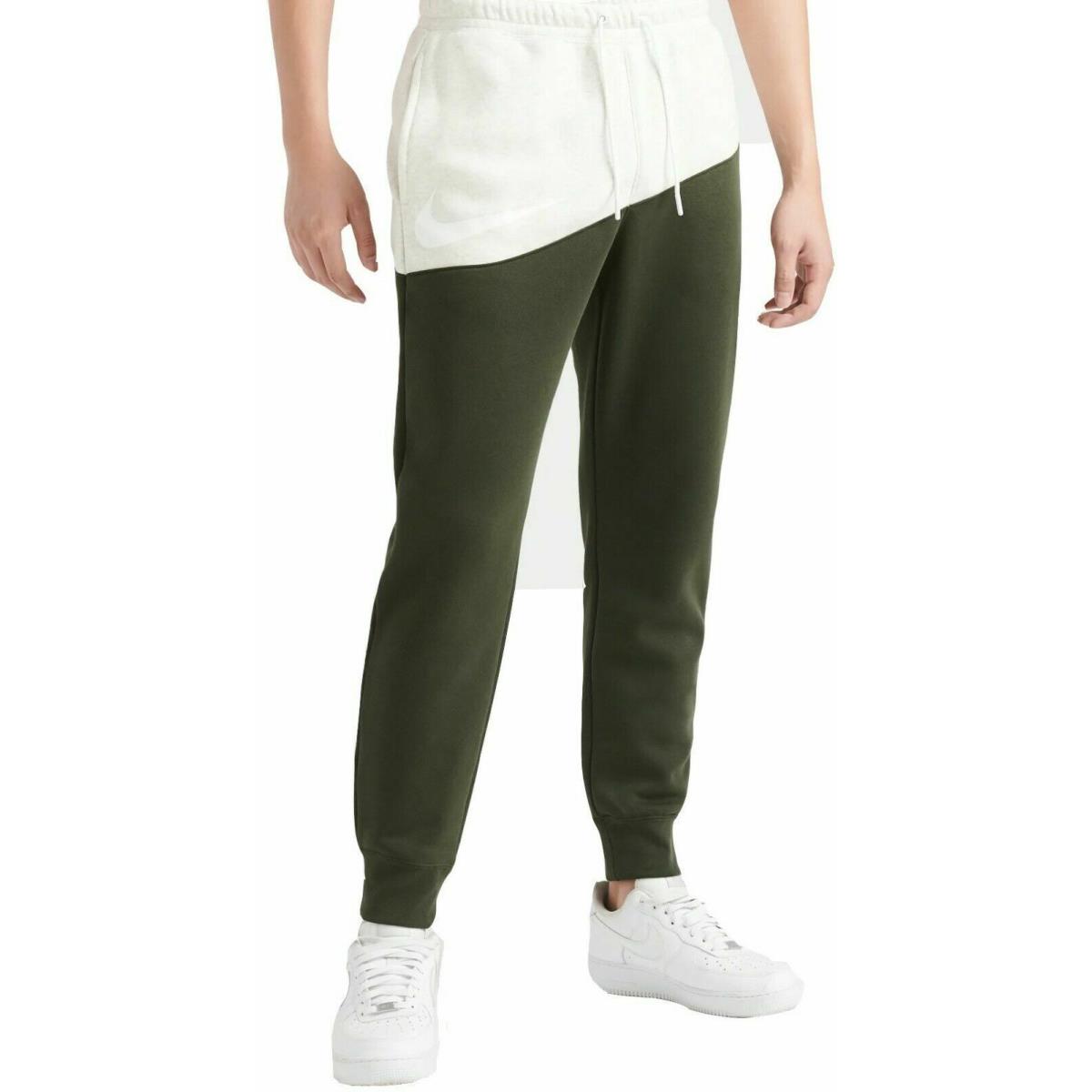 Men`s Nike Sportswear Fleece Swoosh Tapered Joggers Everyday Wear CZ4928 141