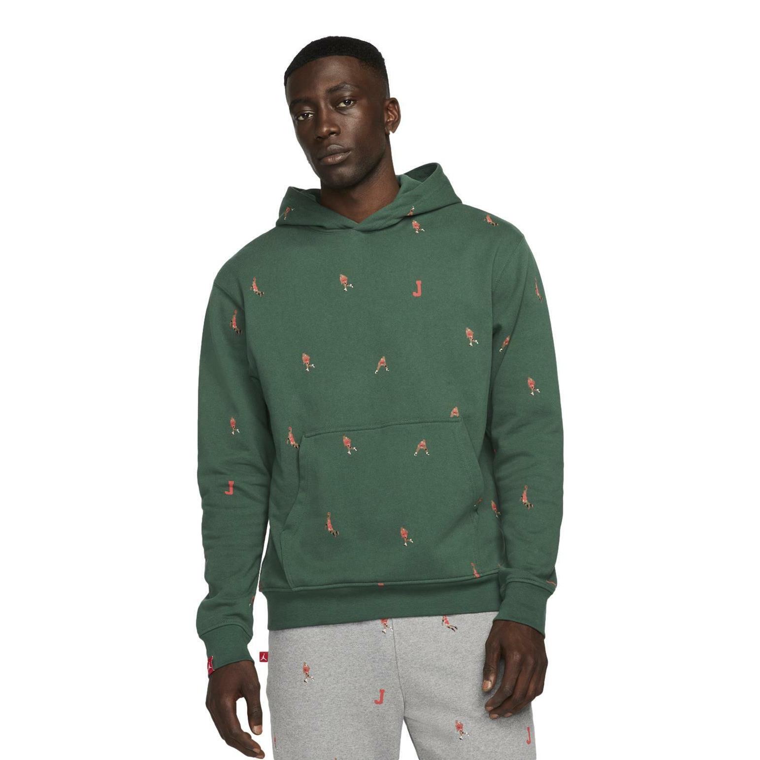 Nike Men`s Air Jordan Essential Fleece Pullover Graphic Hoodie DC9707
