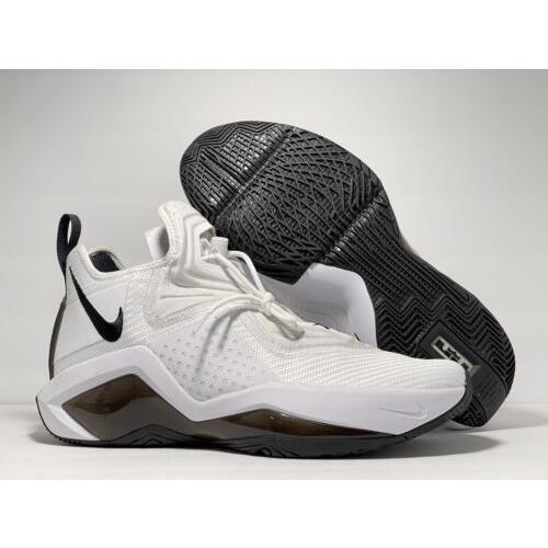 Nike Lebron Soldier Xiv 14 Men`s Shoes White/black CW4221 101 Size 8-13 US