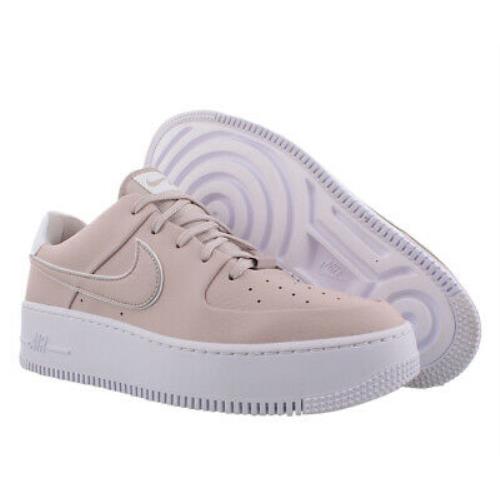 Nike Af1 Sage Low Womens Shoes - Platinum Violet/White , Pink Main