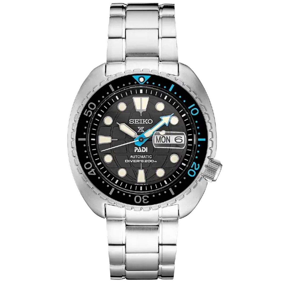 Seiko Turtle Diver Special Edition Automatic Men`s Silver Tone Watch SRPG19