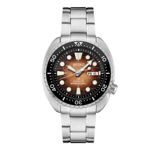Seiko Prospex Ocean Conservation Turtle Diver Automatic Brown Dial Watch SRPH55