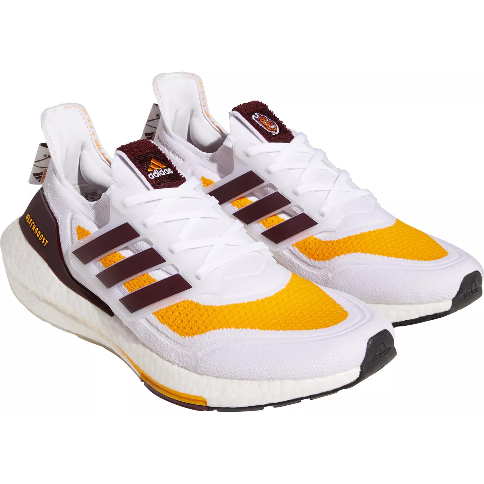 Adidas Arizona State Asu Ultraboost 21 Men`s Size 8.5 Ncaa Running Shoes GX7968