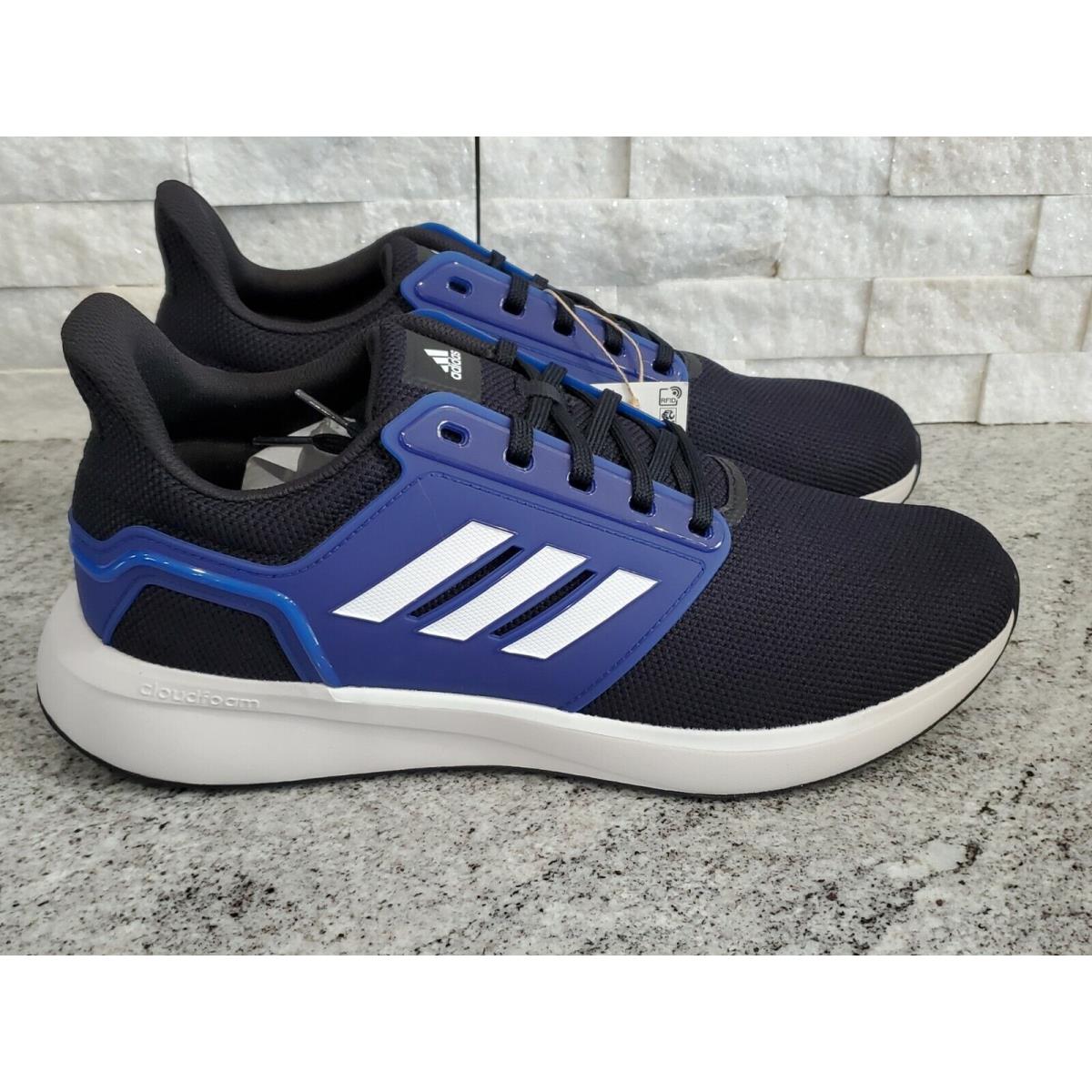 Adidas EQ19 Run Winter Black Lace-up Low Top Running Shoes For 8.5M | 191984983189 Adidas - Black | SporTipTop