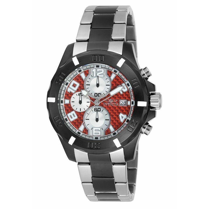 Invicta Men`s 18053 Specialty Sport Watch Red Dial 45mm Ion Plated