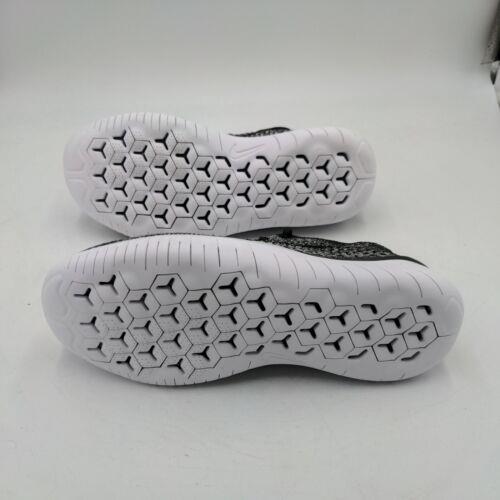 Nike Free RN Flyknit Running Shoes Black White Men s Size 6 | 883212871848 - Nike shoes Free Flyknit Black | SporTipTop