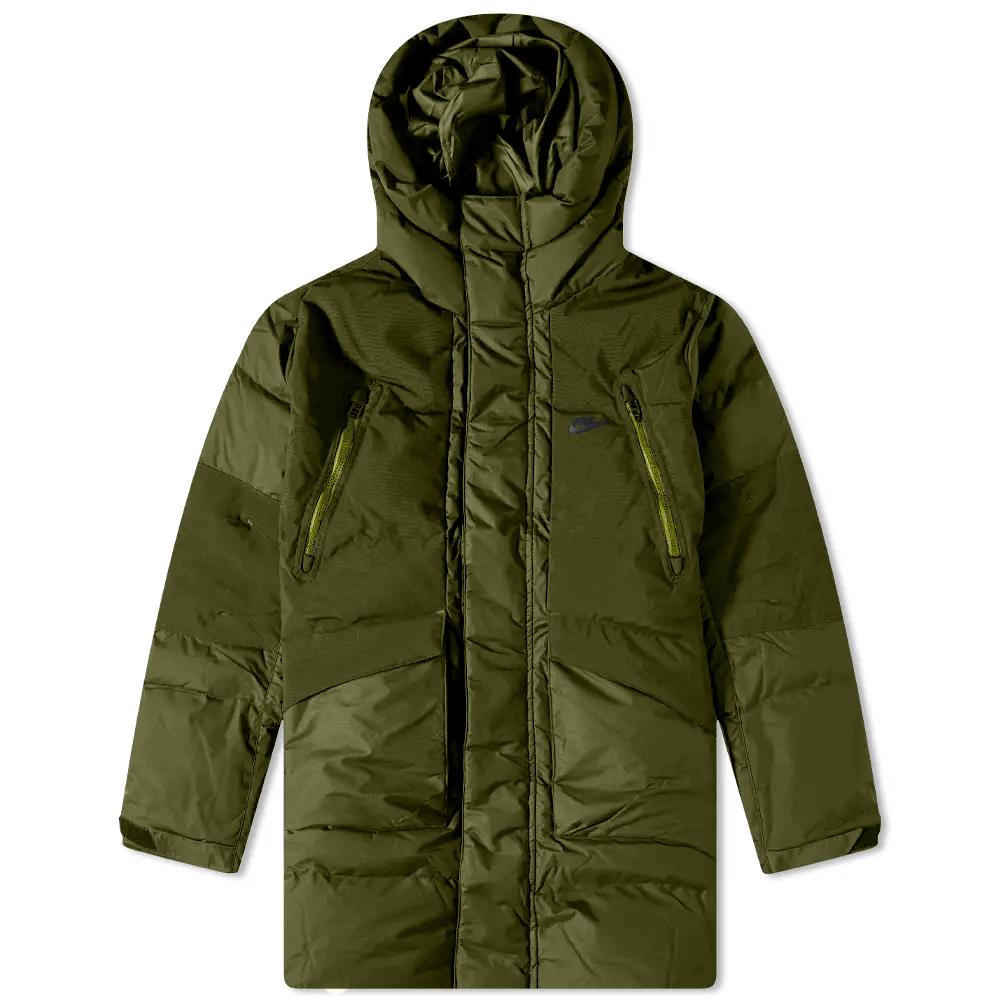 Nike Sportswear Storm-fit City Series Parka Size L Large Green Olive Army Jacket