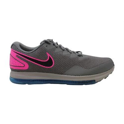 Nike Men`s Shoes Zoom All Out Low 2 Fabric Low Top Lace Up Grey Size 13.0 - GUN smoke / BLACK-PINK BLAST