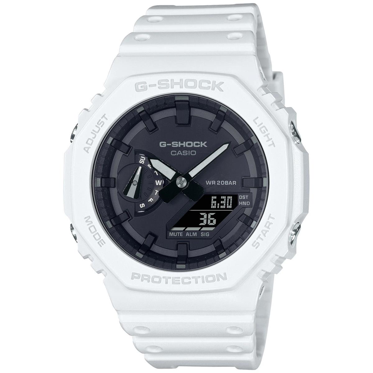 G-shock GA2100 White Black Watch