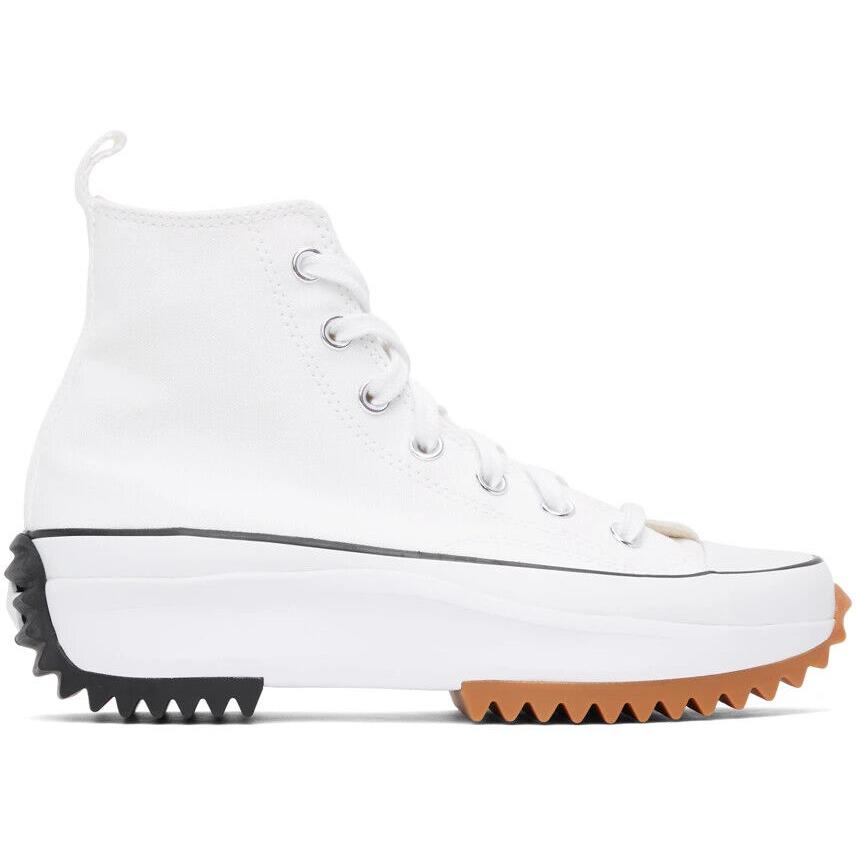 Converse Women Run Star Hike HI Black White Gum High Top Sneakers White/Black