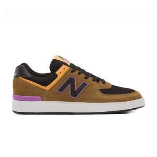 New Balance All Coasts AM574 Sneakers Brown Men`s Skating Shoes