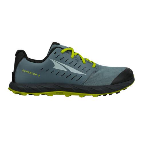 Altra Men`s Superior 5 Trail Running Shoe - Black Gray - 10.5
