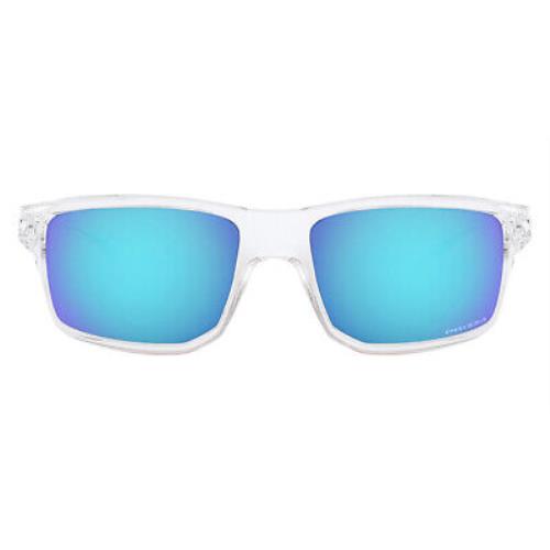 Oakley OO9449 Sunglasses Men Clear Square 60mm - Frame: Clear, Lens: Prizm Sapphire, Model: Polished Clear