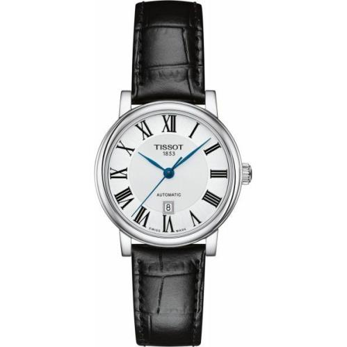 Tissot Women`s Carson Premium Auto Lady Leather Watch T1222071603300