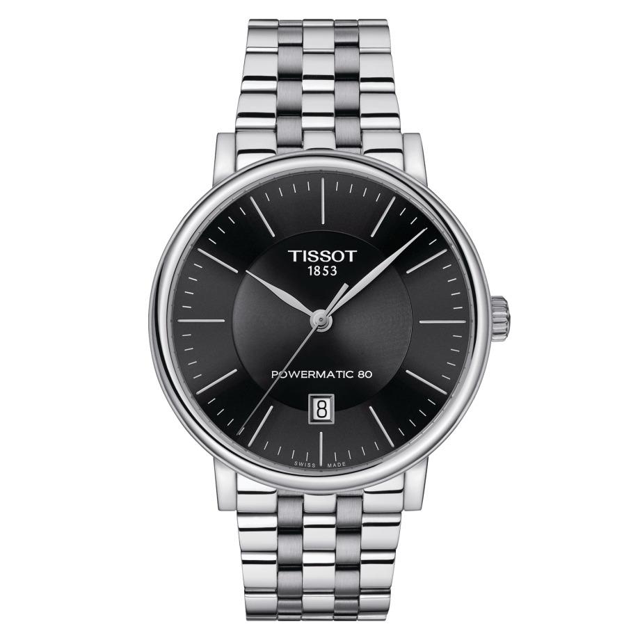 Tissot Carson Premium Powermatic 80 Silver Band Watch T1224071105100