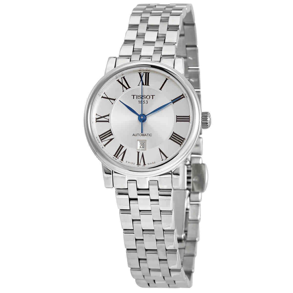 Tissot T-classic Automatic Silver Dial Ladies Watch T122.207.11.033.00