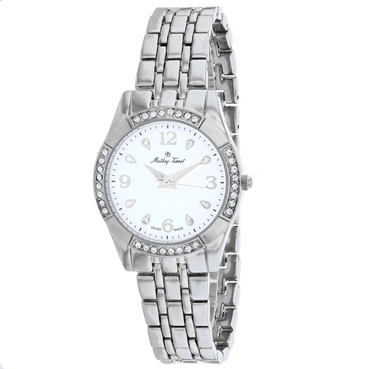 Mathey Tissot Women`s Fleury 2568 White Dial Watch - D2568AI