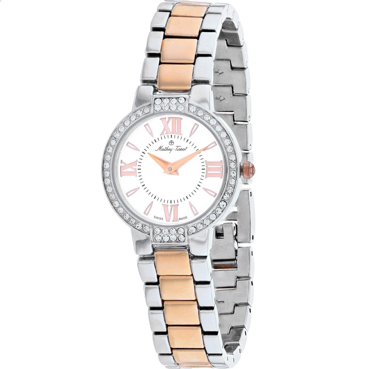 Mathey Tissot Women`s Fleury 5776 White Dial Watch - D5776BI