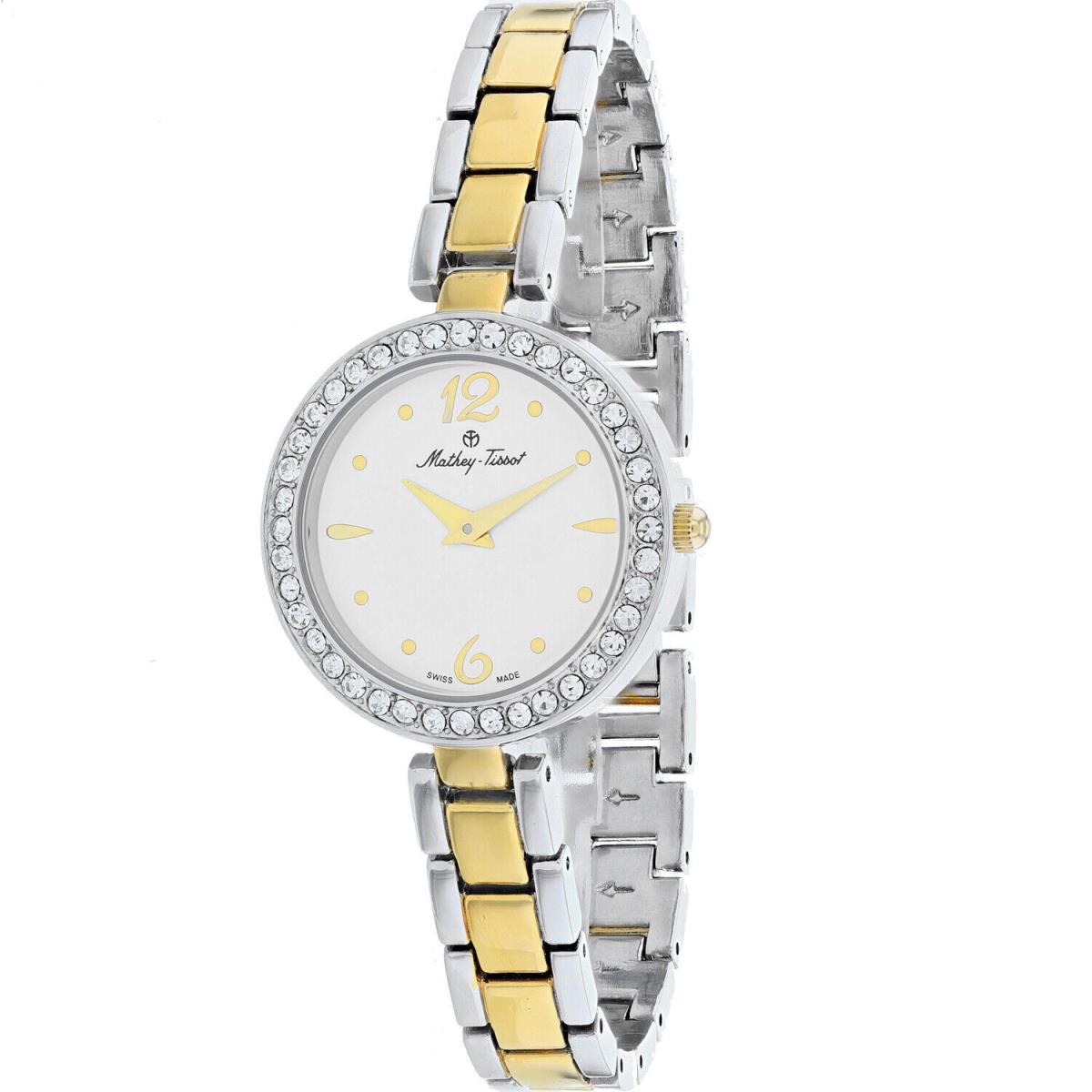 Mathey Tissot Women`s Fleury 6506 White Dial Watch - D6506BYI