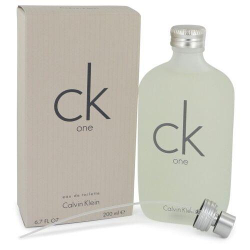 Ck One Eau De Toilette Spray Unisex By Calvin Klein 6.6oz