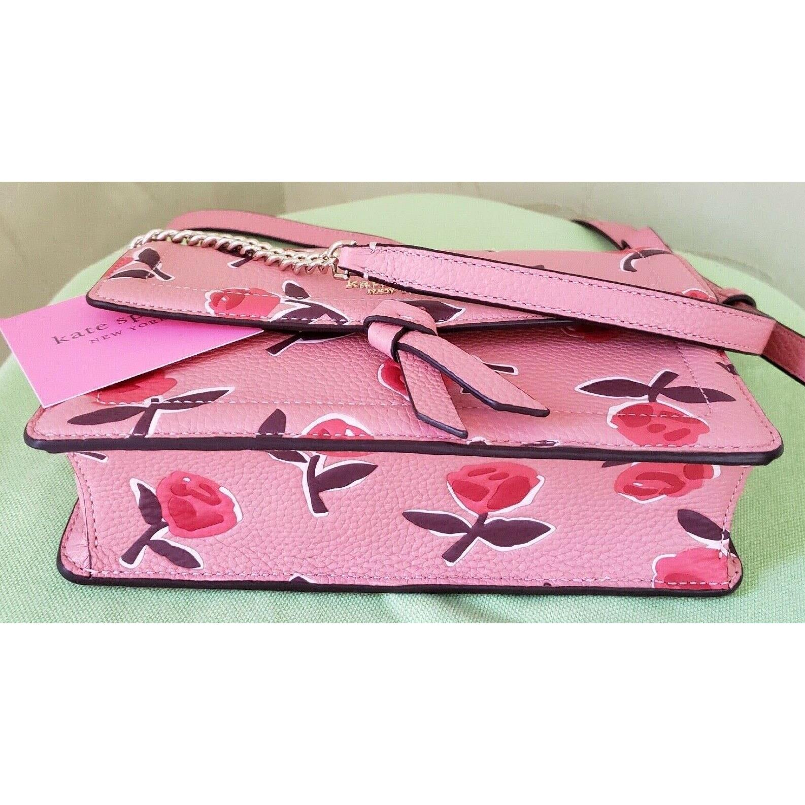 Kate Spade Knott Ditsy Rose Flap Crossbody Bag:nwt Serene Pink Kate Spade Knott Ditsy Rose Flap Crossbody Bag:nwt Serene Pink