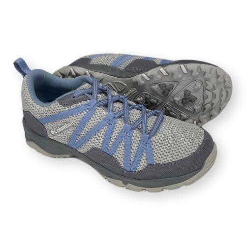 Columbia Womens Firecamp Knit Hiking Shoe Grey Ice Blue/white Size 7.5 ...