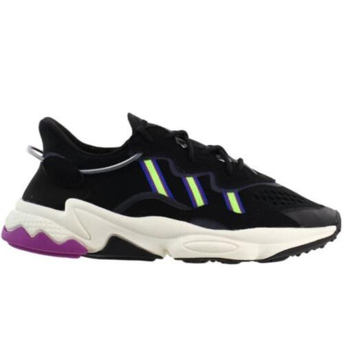 Women Adidas Ozweego Athletic Casual Sneakers Shoes Black Green Pink EF4291 - Black/Green/Pink