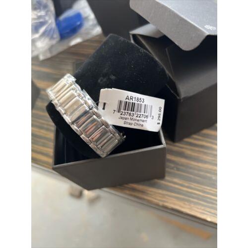 Emporio Armani Men`s Chronograph Black Dial Stainless Steel Watch AR1853 -  Emporio Armani watch - 723763227063 | Fash Brands