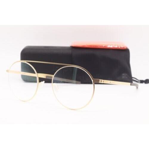 IC Berlin Hansa Matte Gold Eyeglasses Germany with Case 51mm