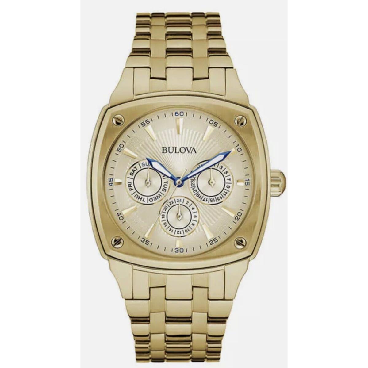 Bulova Gold-tone Stainless Steel Men`s Watch