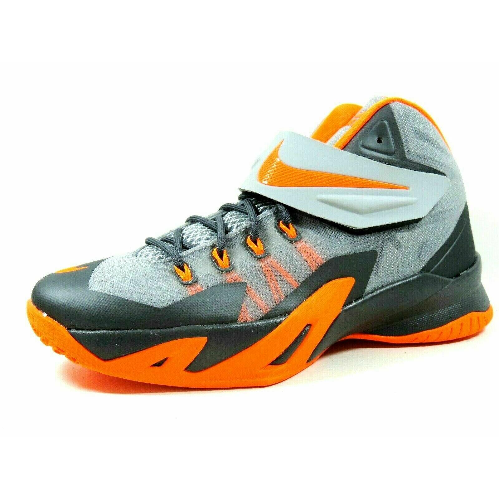 lebron soldier 8 black and orange