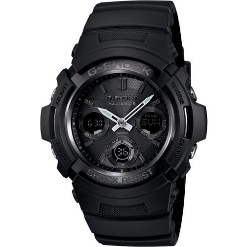 Casio Men`s G-shock Ana-digital Tough Solar Power Black Strap Watch AWGM100B-1A