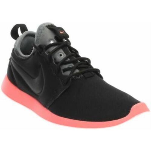 nike roshe black and pink