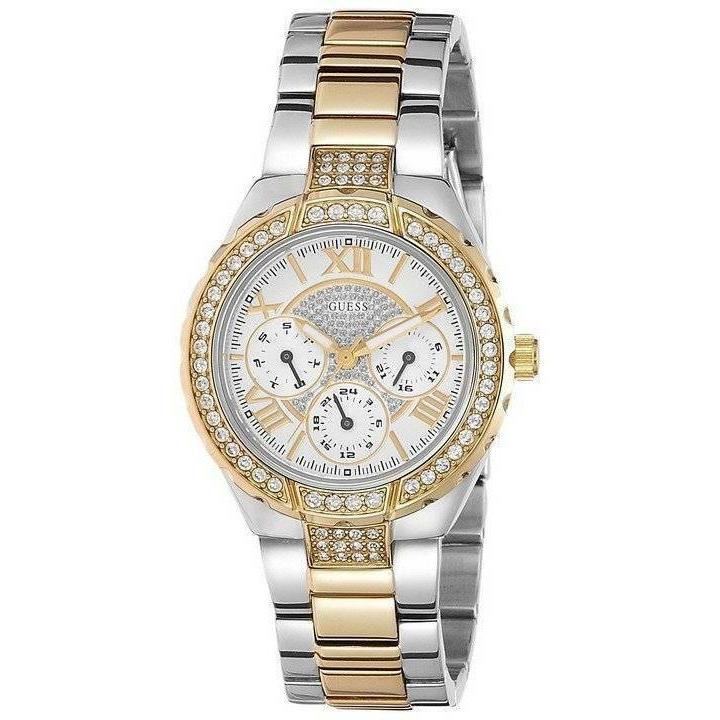 Guess Two Tone Stainless Steel Multifunction Women`s Watch W0111L5/U0111L5