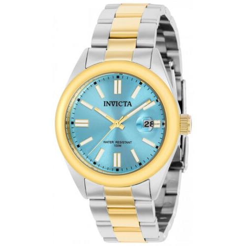 Invicta Women`s Pro Diver Quartz Blue Dial Two Tone Stainless Steel Watch 38490