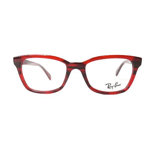 Ray Ban Kids Eyeglasses RB 1591 3849 Striped Red Junior Frame 46-16-125 - Frame: Red