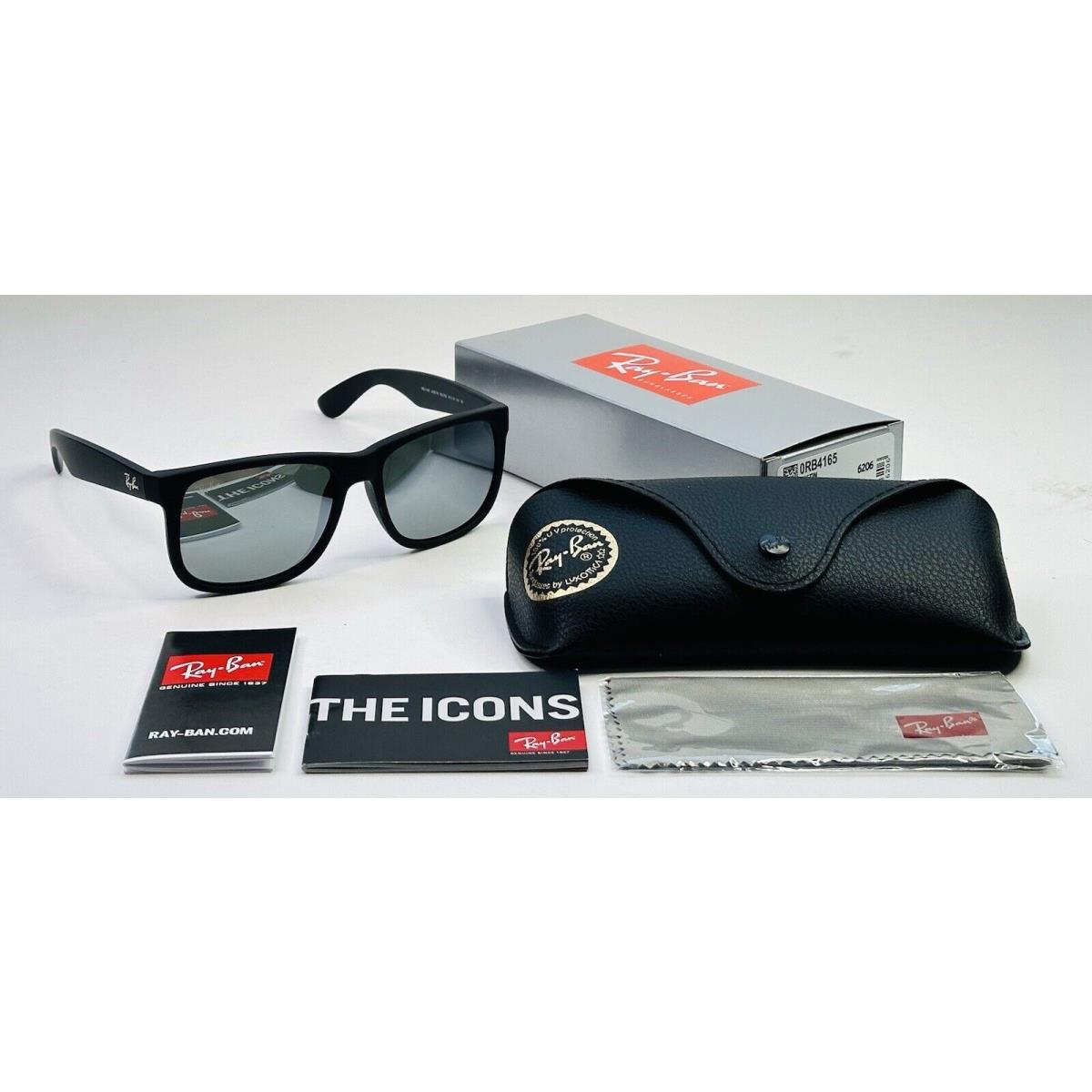 Ray-ban Justin Color Mix Matte Black Frame with Grey Lenses RB4165 622/6G - Frame: Black, Lens: Gray