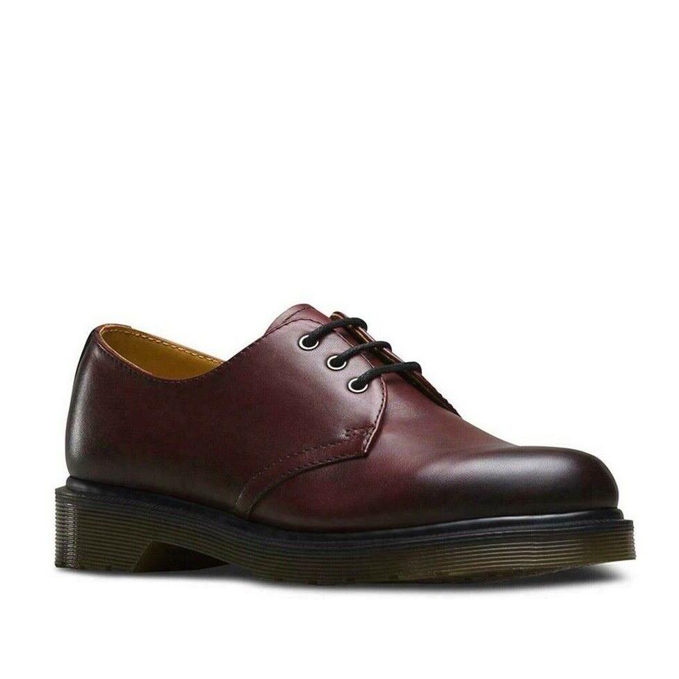 Dr. Martens Men`s 1461 Antique Temperley Cherry Red Leather Shoes 21153600