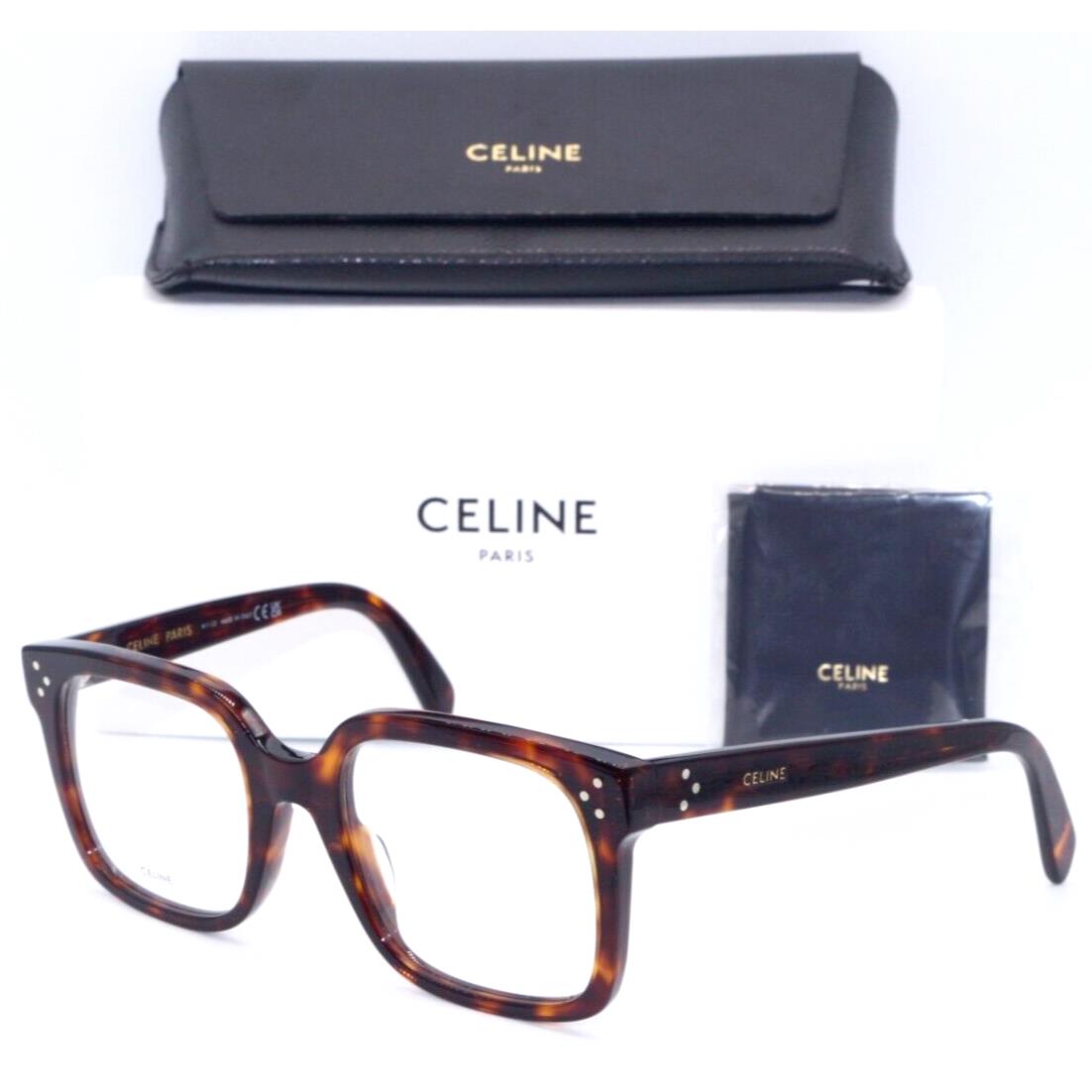 Celine Paris CL 50114I 053 Blonde Havana Eyeglasses Frame 53-21