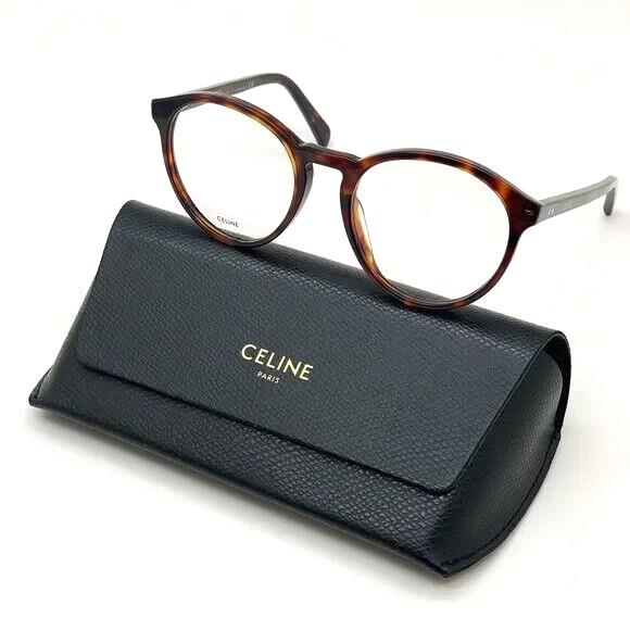 Celine Paris CL50028I 054 Dark Havana Eyeglasses Frame 52-19