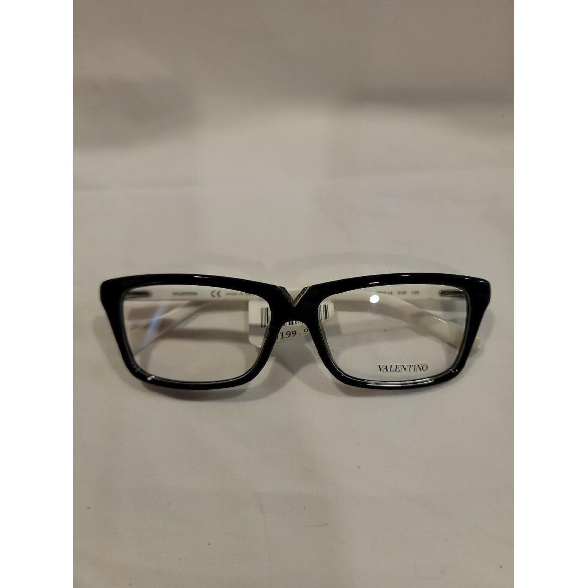 Valentino Eyeglasses Black/white V2665 53 14 016 135