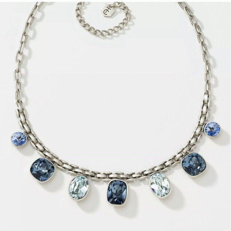 Touchstone Crystal by Swarovski Basketweave Statement Necklace