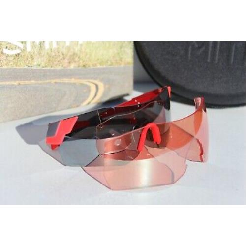 Smith Optics sunglasses Pivlock Arena Max - Red Frame, Platinum Lens 4