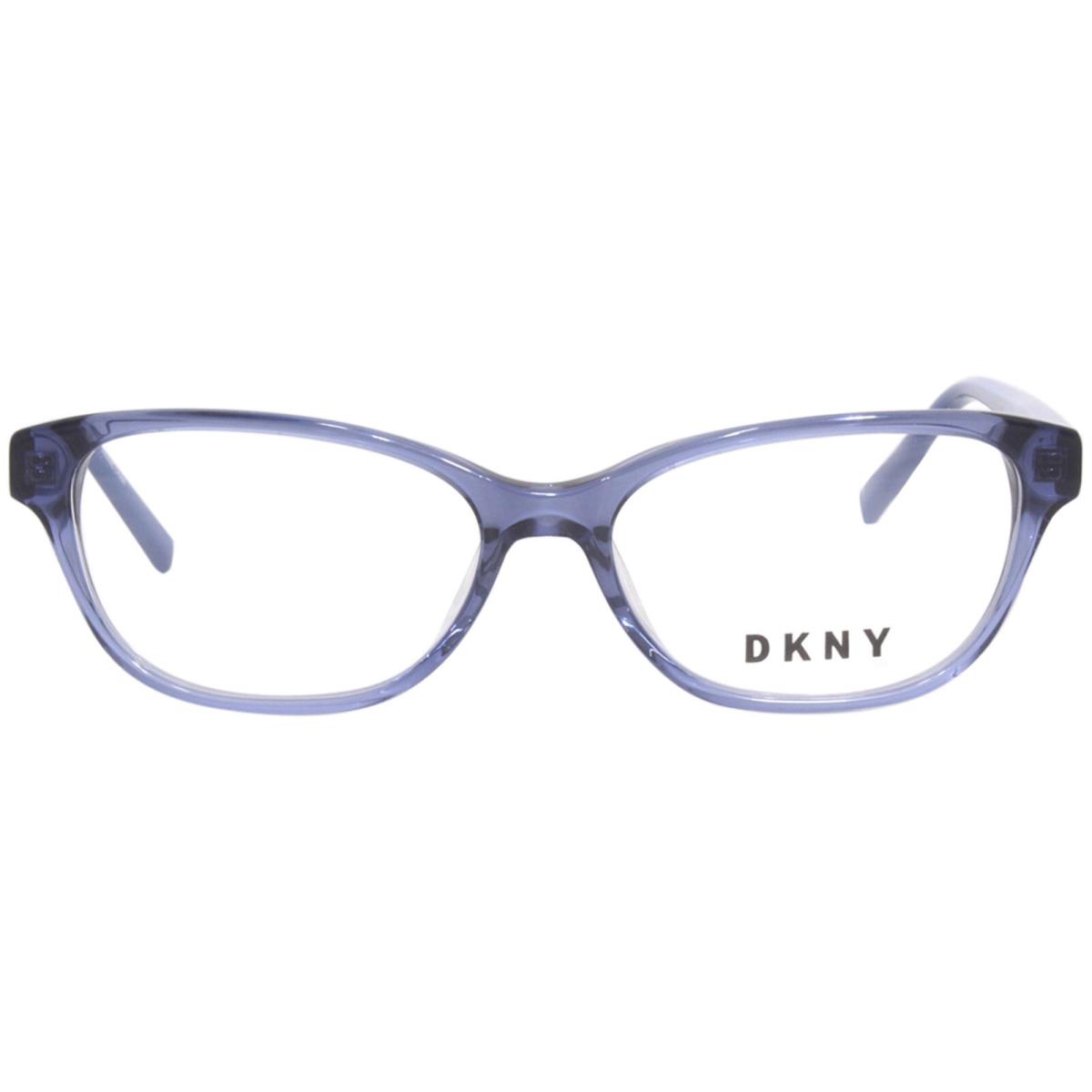 Dkny DK5011 400 Eyeglasses Frame Women`s Blue Full Rim Square Shape 51mm