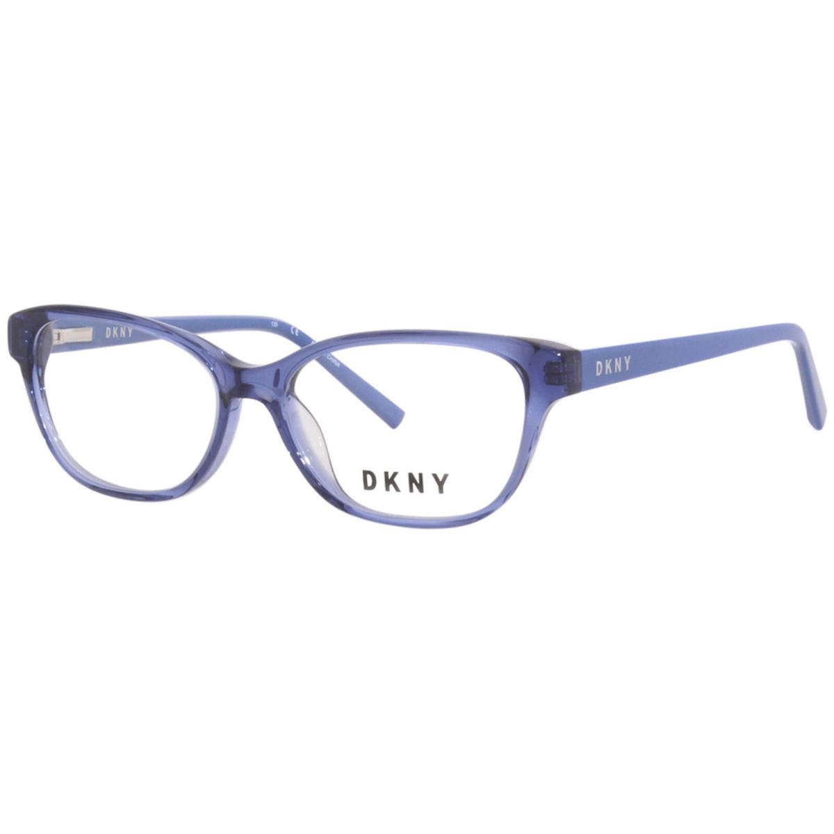 Dkny DK5011 400 Eyeglasses Frame Women`s Blue Full Rim Square Shape 51mm