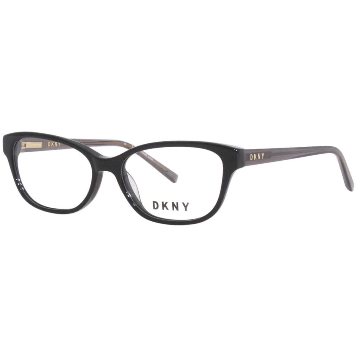 Dkny DK5011 001 Eyeglasses Frame Women`s Black Full Rim Square Shape 51mm - Frame: Black